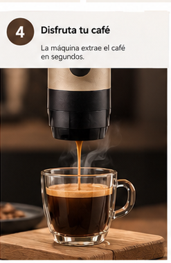 Paso 4: disfruta tu cafe recien hecho